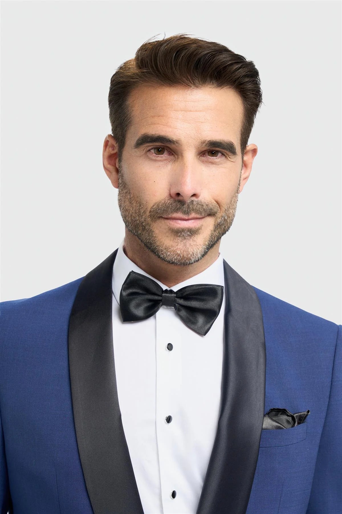 Aspen - Men's Blue 2 Piece Shawl Collar Tuxedo Suit