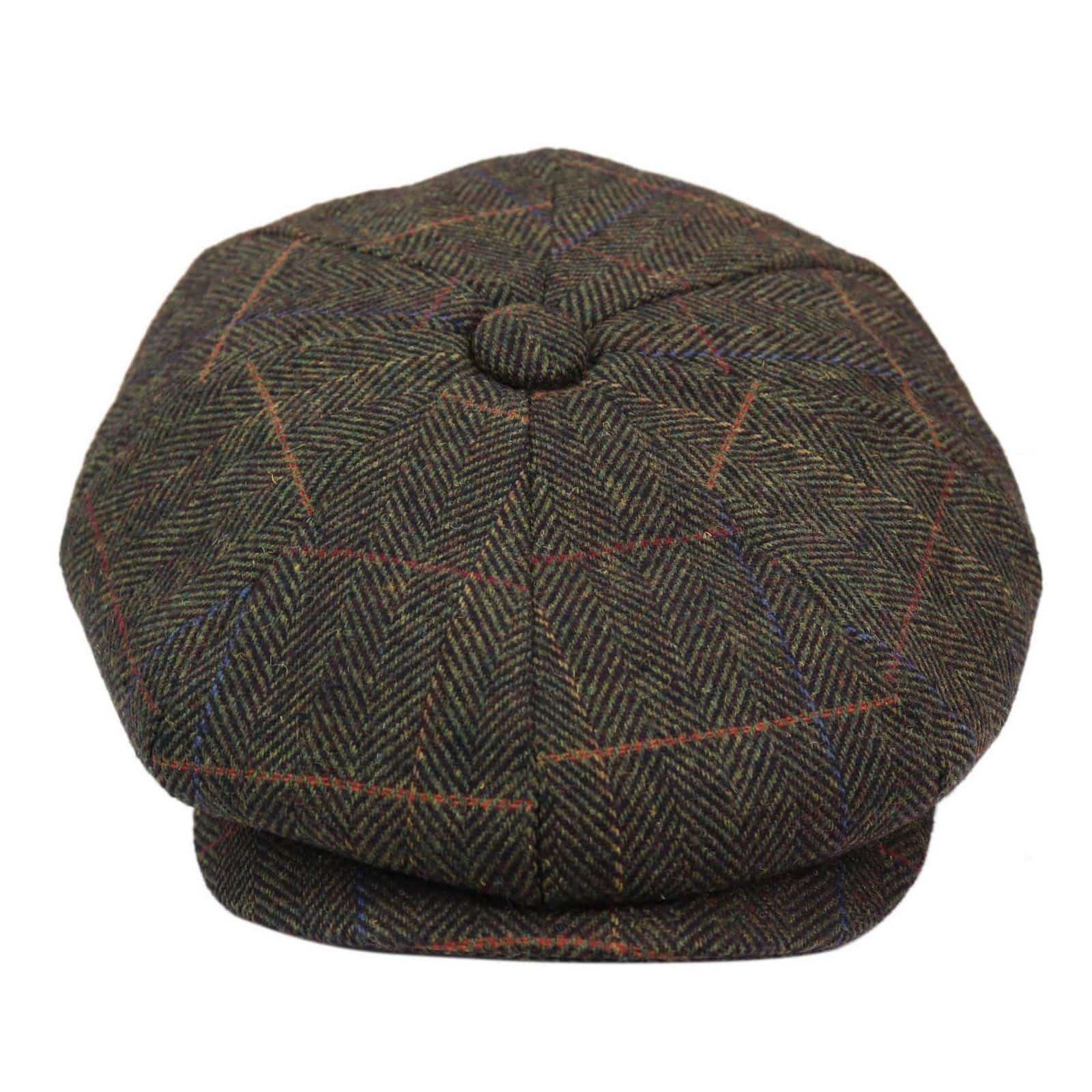 Mens 8-Panel Newsboy Cap