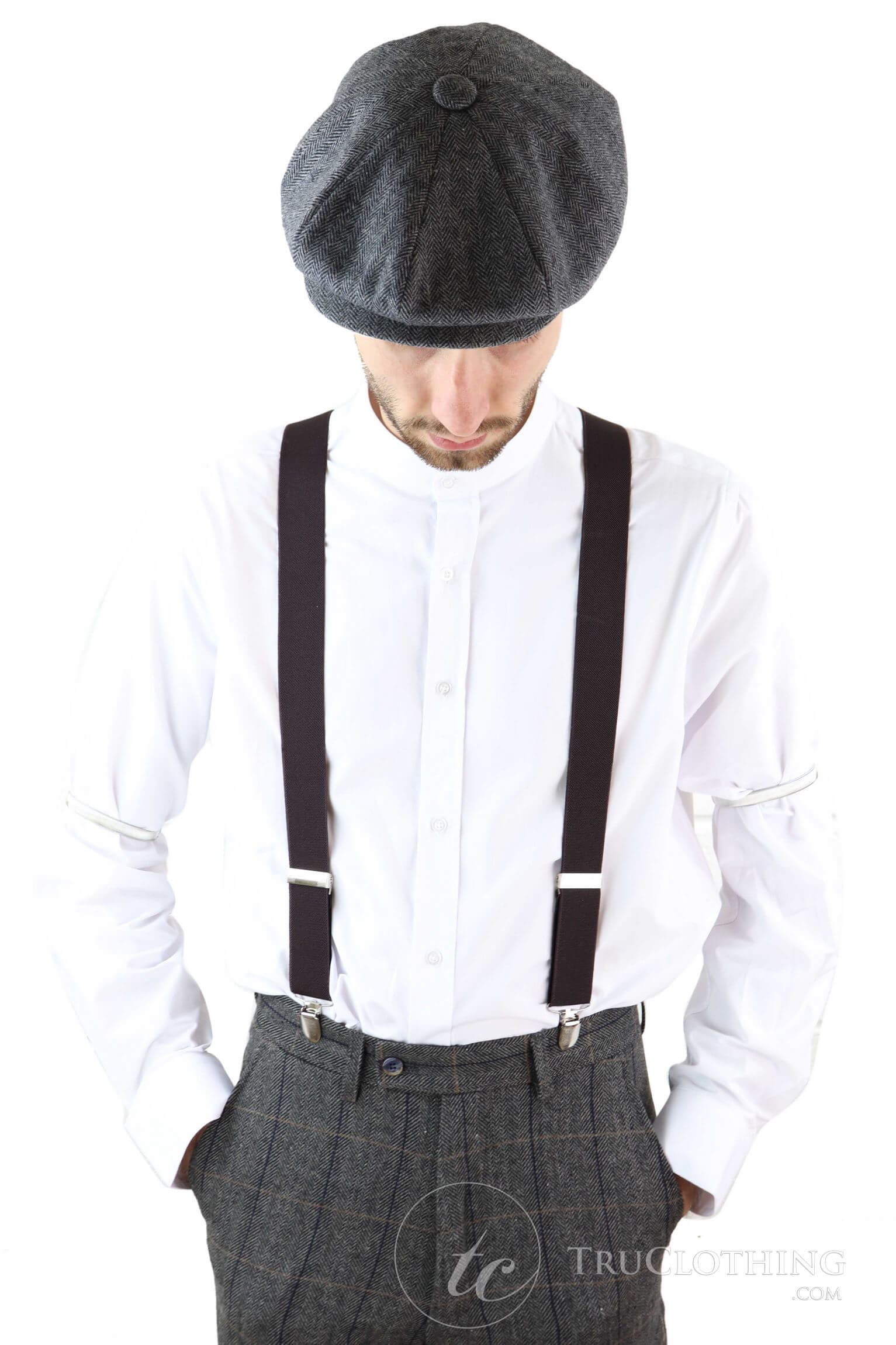 Mens Vintage Trouser Braces/Suspenders - Many Colours