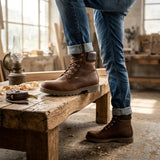 03 GTX C1 - Pánské nepromokavé kožené kotníkové boty Bark Brown