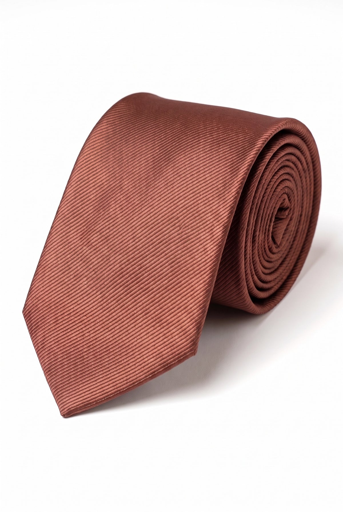Pánská světle hnědá úzká kravata