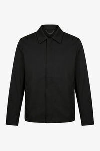 Pánská černá nepromokavá bunda Harrington s límečkem