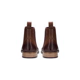 Mens Real Leather Chelsea Dealer Boots Slip On Smart Casual Retro VIntage Blinders Classic