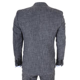 IM33 - Pánský černý třídílný oblek na míru