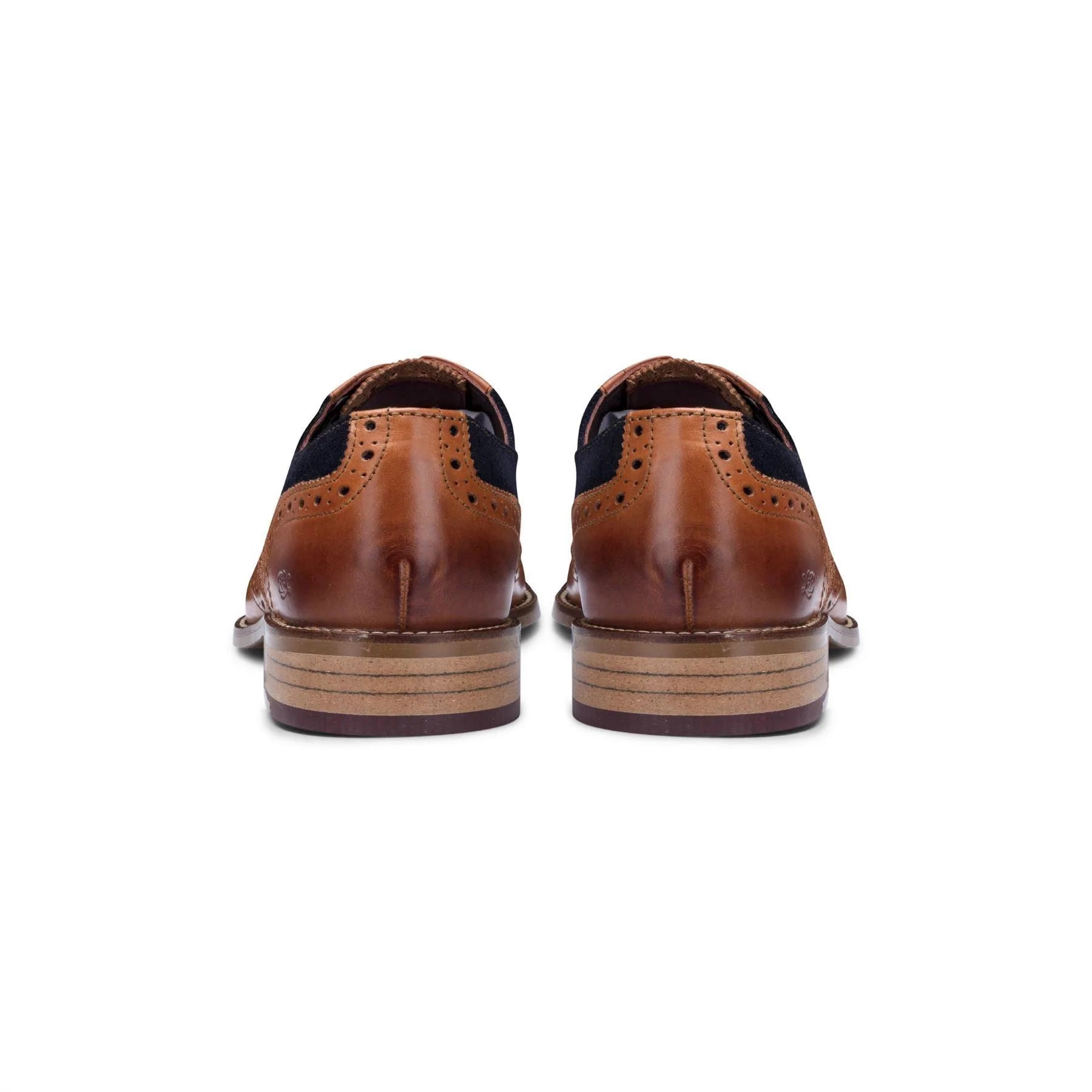 Mens Real Leather Vintage Shoes Brogues 1920s Suede Tweed Laced Shoes Smart Formal