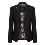 TPW-13 - Dámský třídílný oblek v černé barvě