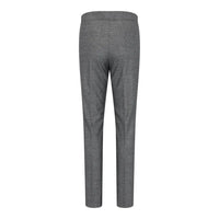 TPW51 - Dámský šedý třídílný kostkovaný oblek s motivem prince z Walesu