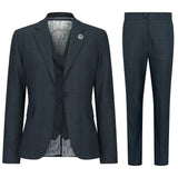 TPW53 - Dámský zelený třídílný kostkovaný oblek s motivem prince z Walesu