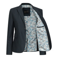 TPW53 - Dámský zelený třídílný kostkovaný oblek s motivem prince z Walesu