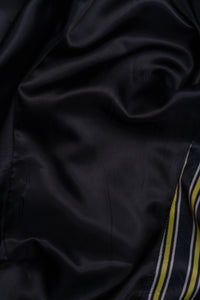 Aspen - Pánský černý smokingový dvoudílný svatební oblek