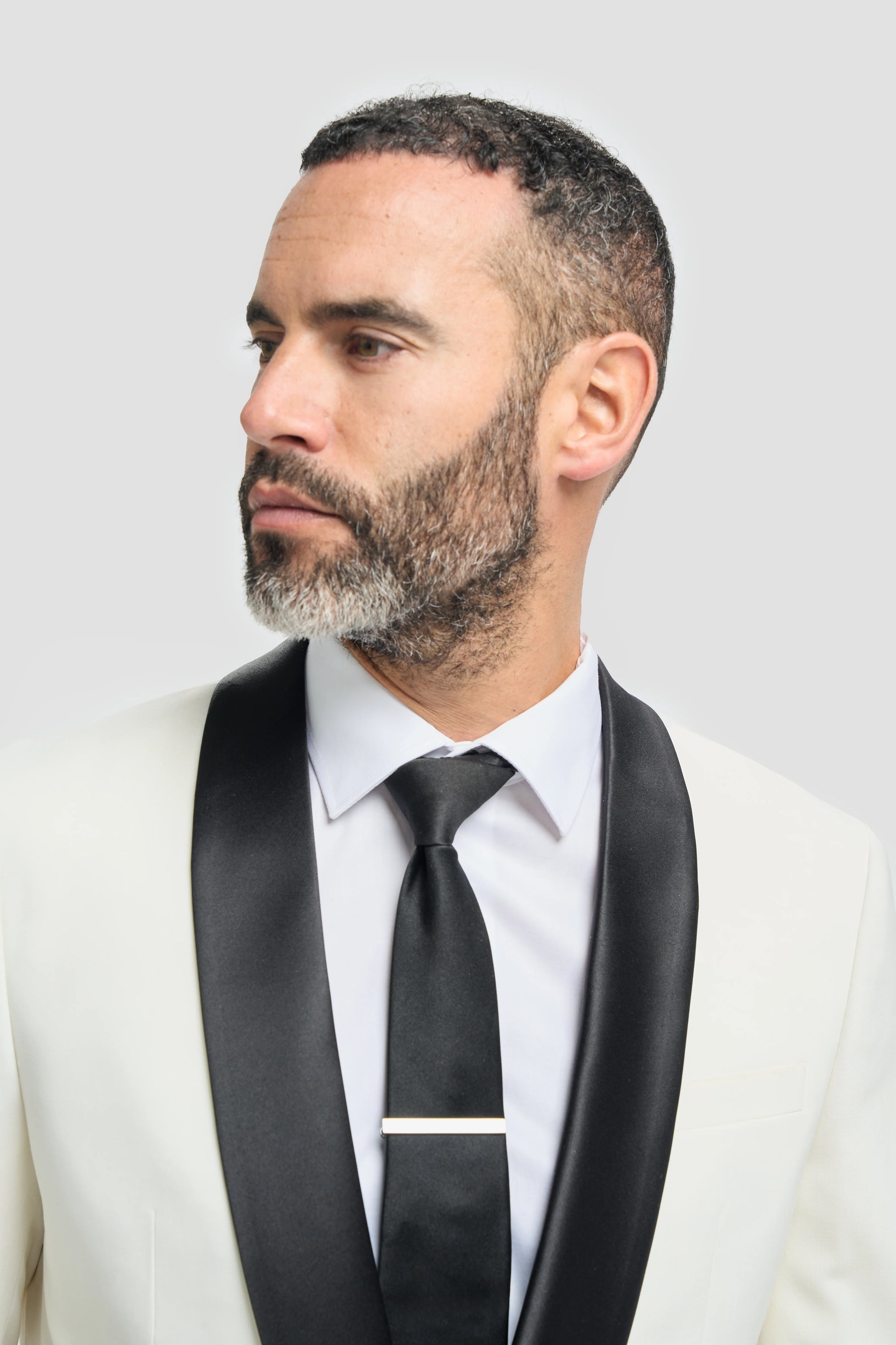 Aspen - Men's Cream 2 Piece Shawl Collar Tuxedo Suit