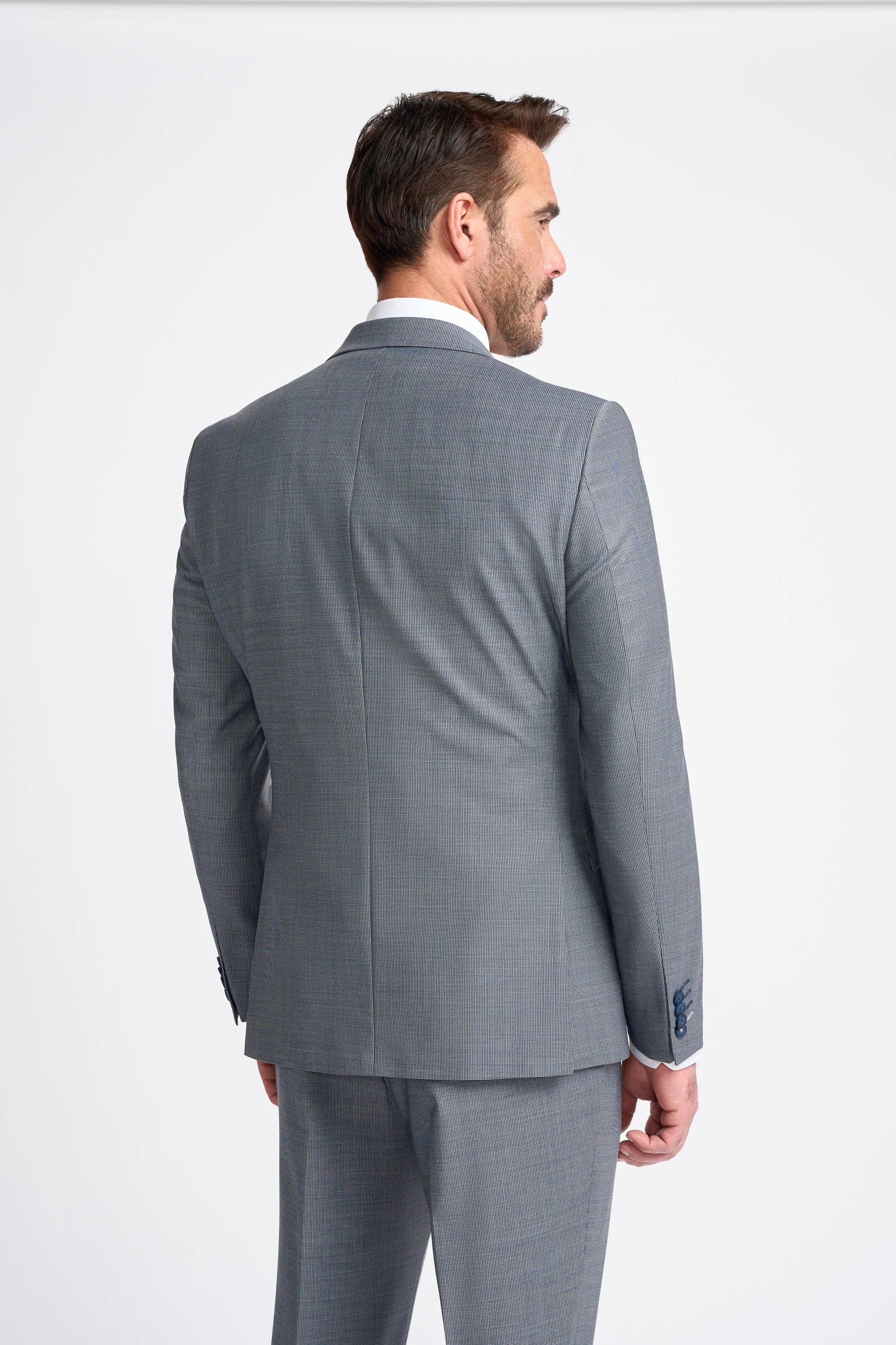 Bond - Men's Grey Tailored Fit Blazer
