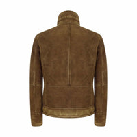 Men's Tan-Brown Shearling Sheepskin Jacket