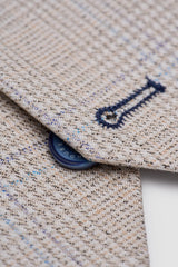 Caridi - Pánská tvídová béžová svatební vesta