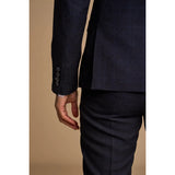 Caridi - Men's 2 Piece Navy Blue Double Breasted Suit