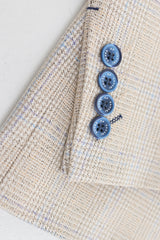 Pánský krémový třídílný svatební oblek - Cavani Caridi