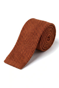 Ležérní pletená kravata - mnoho barev