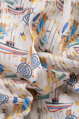 Pánský béžově tmavě modrý kostkovaný oblek