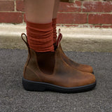 Endura 303 - Hnědé kožené chelsea boty v hnědé barvě