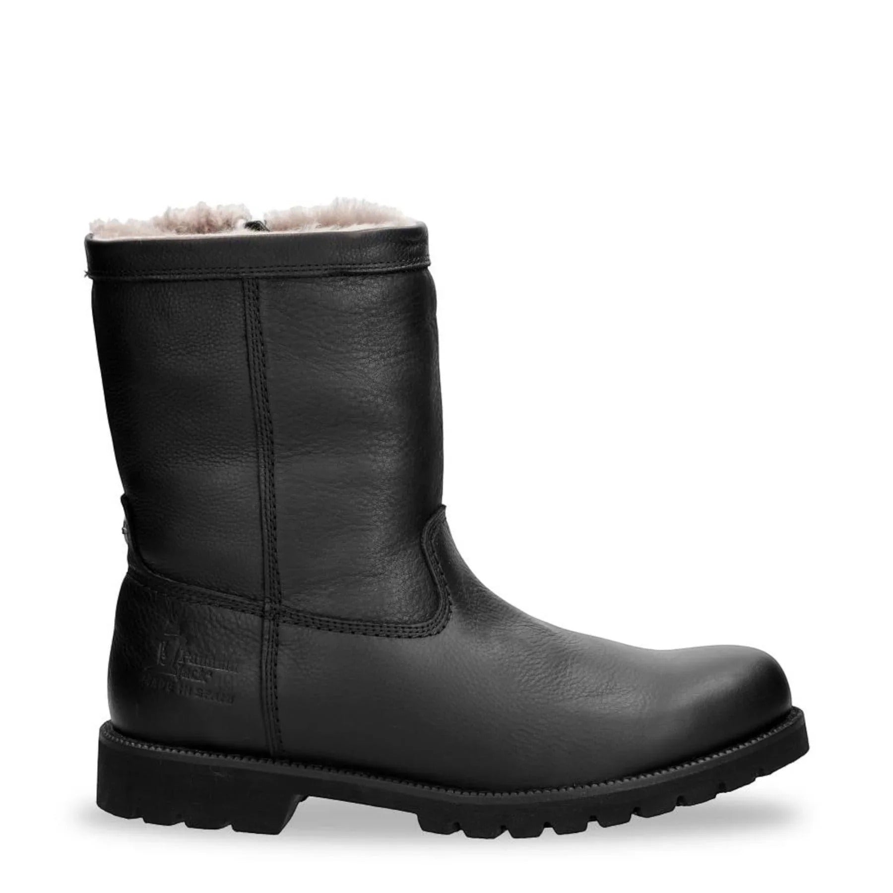 Fedro Igloo C3 - Pánské černé nepromokavé kožené kotníkové boty