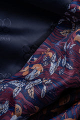 Pánský tvídový olivově zelený kostkovaný oblek