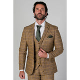 Harris - Men's Brown Tweed Blazer