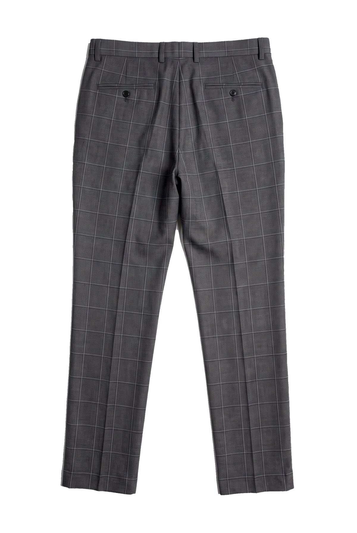 Hobbs - Pánské šedé kostkované kalhoty Vintage Retro Elegantní Svatební