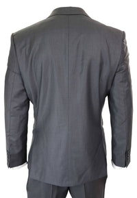 Mens Grey Wool Formal Suit