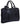Real Leather Carry On Overnight Bag - Black