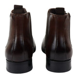 Men's Chelsea Slip On Brown Ankle Boots