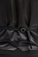 Malibu - Pánská černá vesta na míru