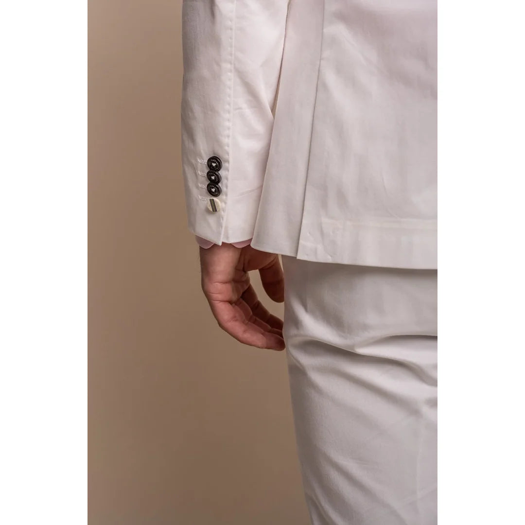 Mario - Men's Smart Summer Cream Blazer