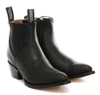 Mens Cowboy Ankle Boots Grinders Maverick Real Leather Western Riding Cuban