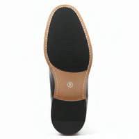 Pánské kotníkové boty s brogue vzorem