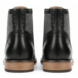 Pánské kotníkové boty s brogue vzorem