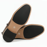 Pánské kotníkové boty s brogue vzorem