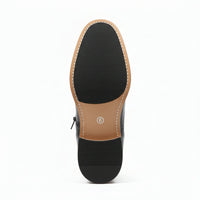 Pánské kotníkové boty s brogue vzorem