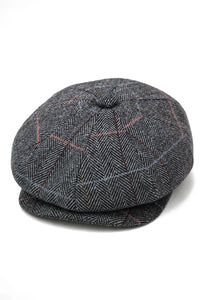 Pánská 8panelová čepice Newsboy