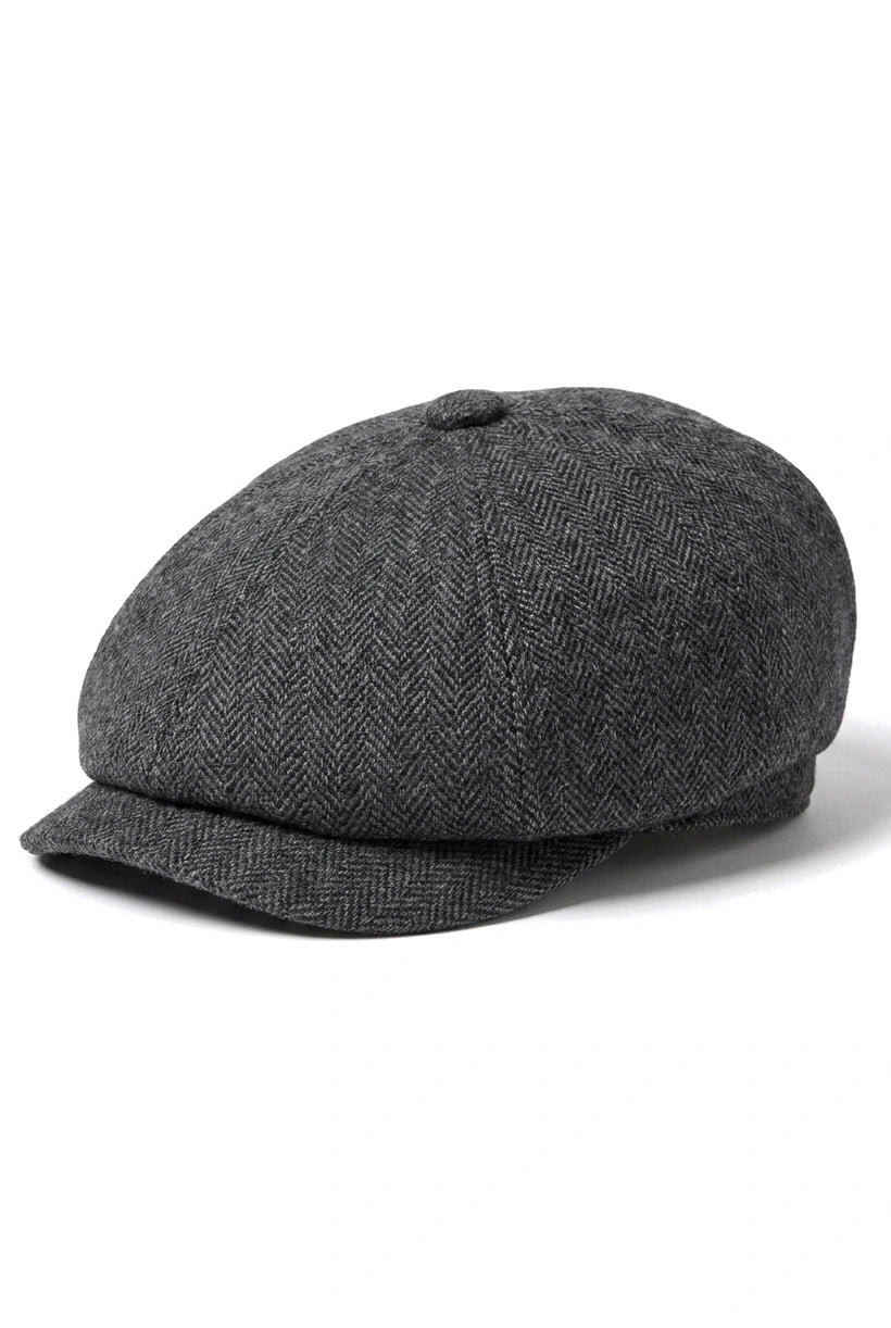 Pánská kšiltovka Newsboy 8 Panel - Cavani Martez - tmavě šedá