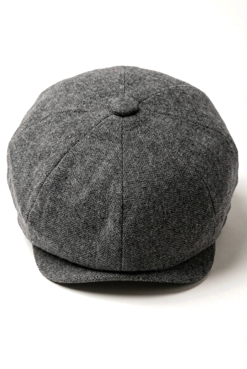Pánská kšiltovka Newsboy 8 Panel - Cavani Martez - tmavě šedá
