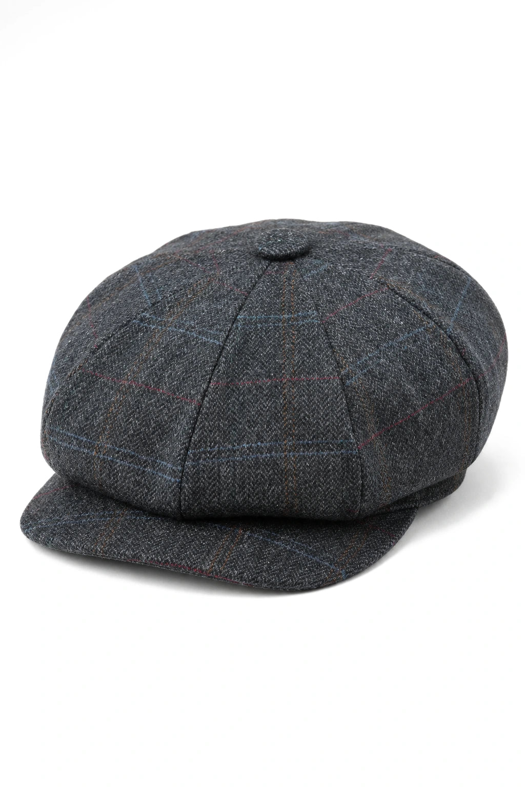 Pánská 8panelová kšiltovka Razor Baker Boy s vlněným tvídem a klapkami na oči, Newsboy Flat Cap