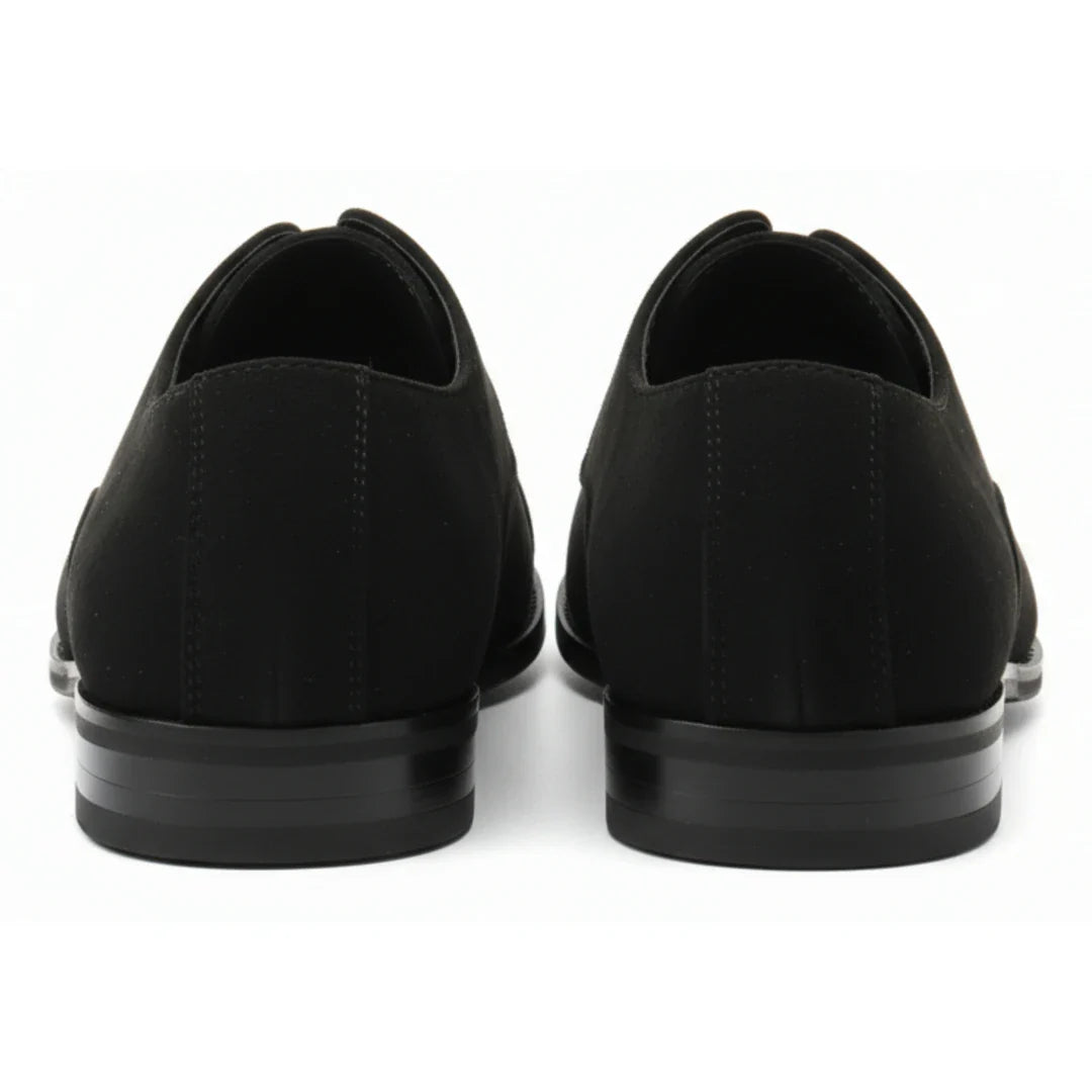 Pánské oxfordské boty se šněrováním z umělé semiše