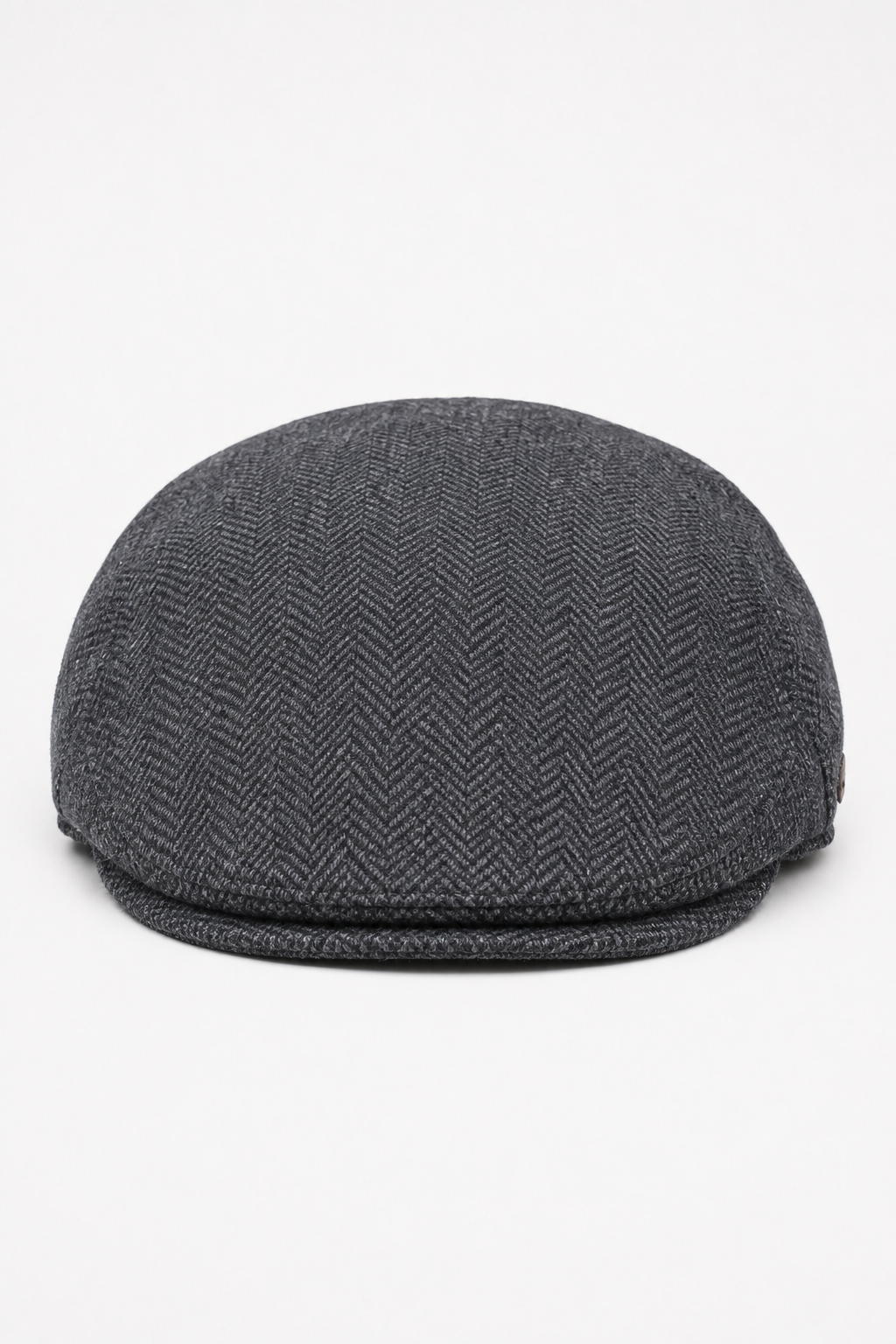 Pánská vlněná plochá čepice s motivem rybí kosti, tmavě hnědá, tvídová klasika z 20. let, unisex, Del Boy