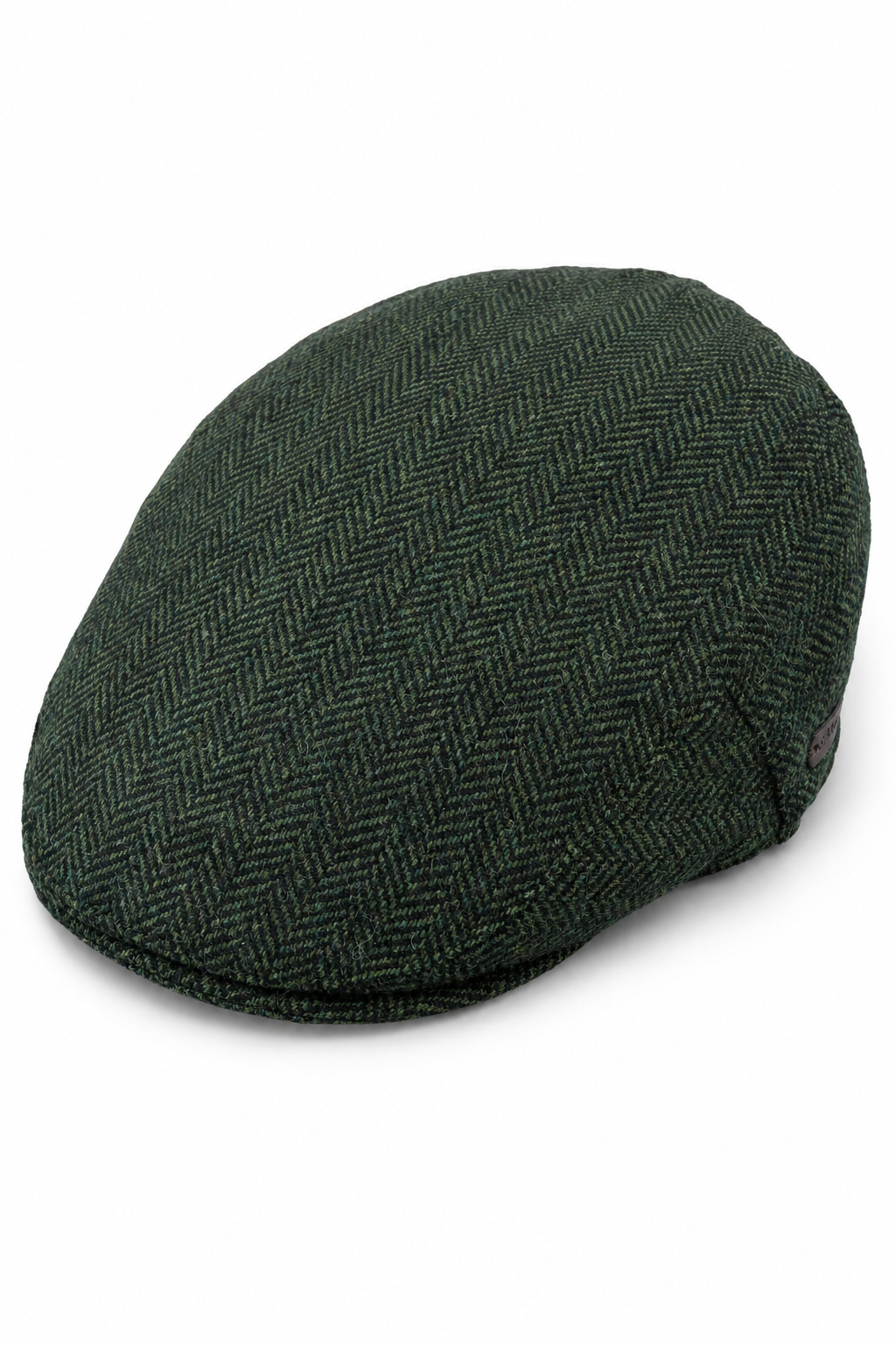 Pánská vlněná plochá čepice s motivem rybí kosti, olivový tvíd, klasická, 20. léta, unisex, Del Boy