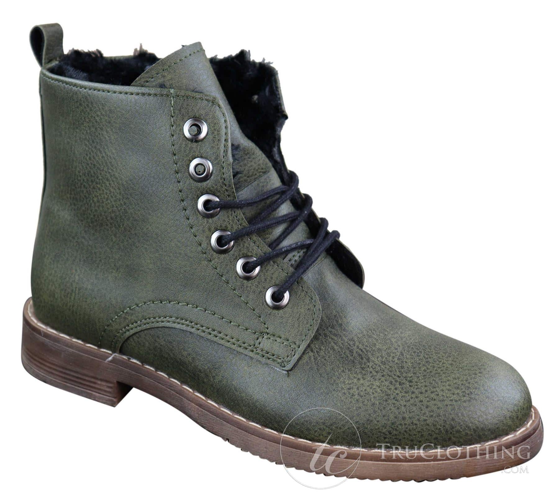 Mens Fleece Lined Winter Boots