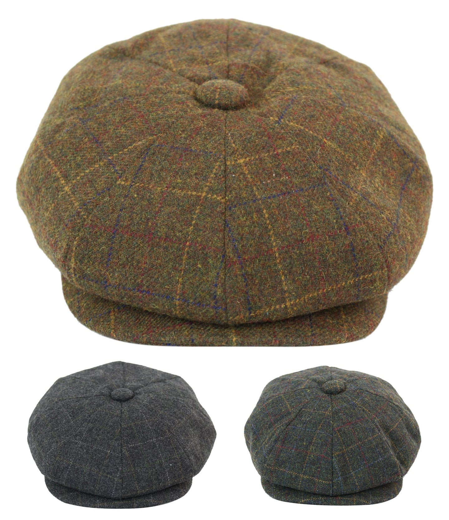 Mens Peaky Blinders 8 Panel Hat