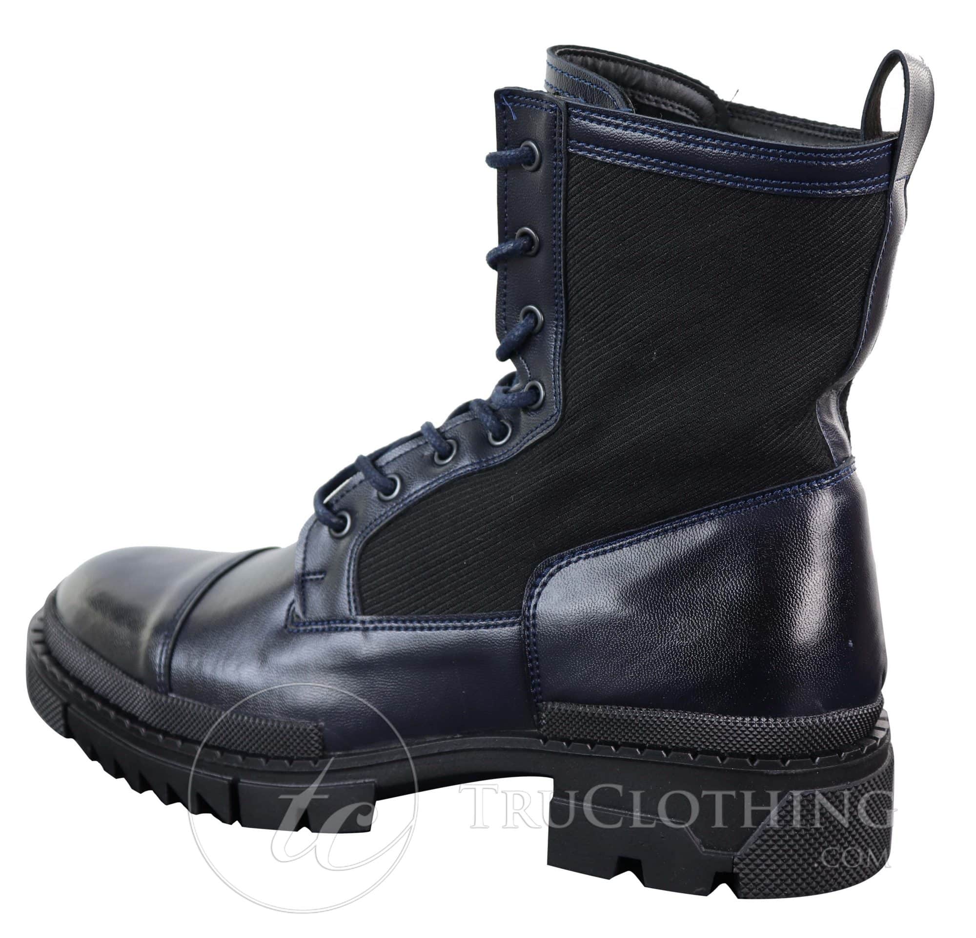 Mens PU Leather Ankle Boots