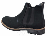 Mens PU Suede Dealer Boots