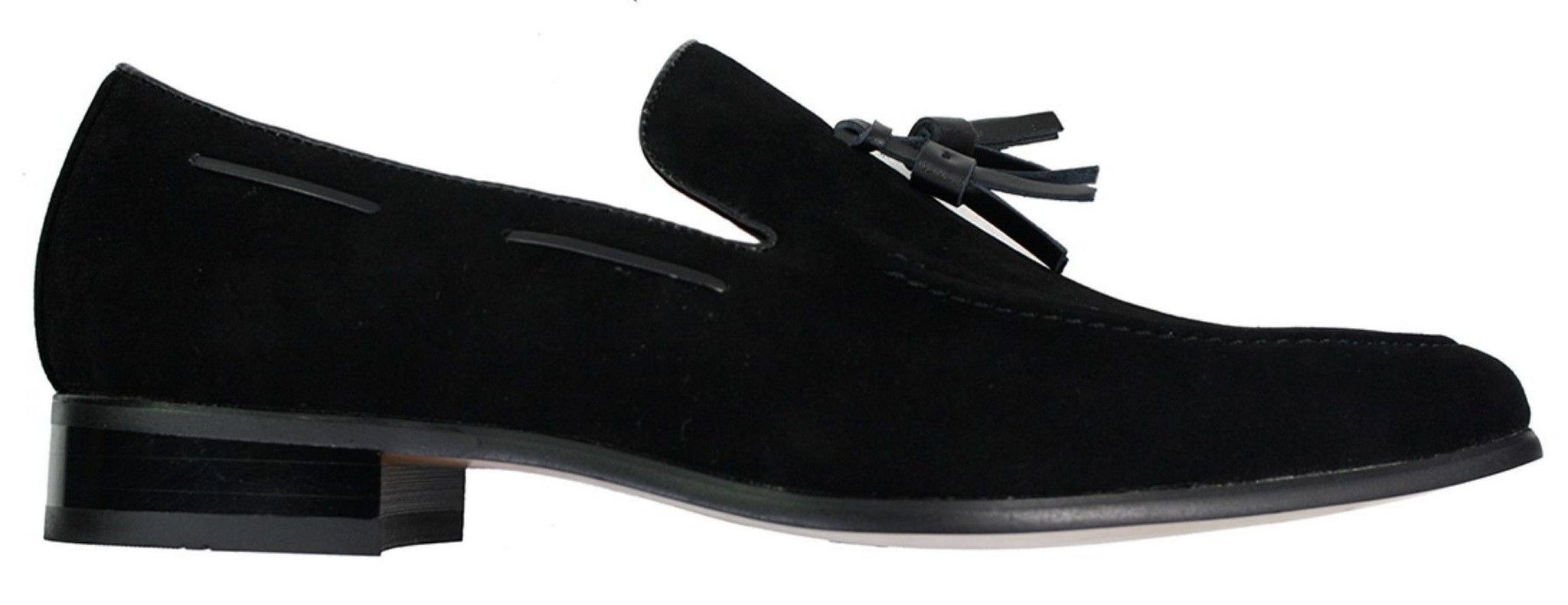 Mens Suede Loafers Driving Shoes Slip On Tassle Design Leather Smart Casual