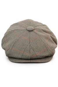 Pánská tvídová kostkovaná čepice Peaky Blinders